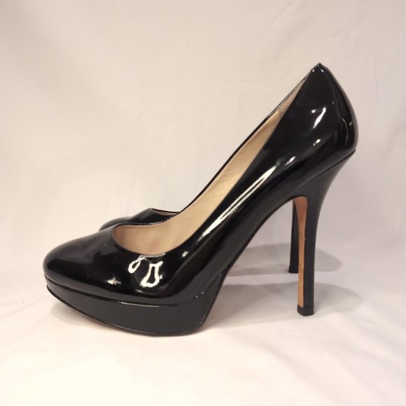 Joan & David Flipp Patent Leather Platform Pumps - Picture 3 of 8